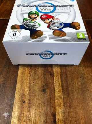 Mario Kart Wii con 1 Volante Wii con scatola