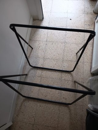 Caballetes de hierro sin 2
