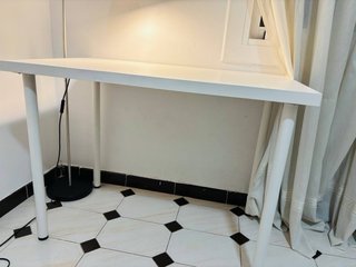 Escritorio blanco 100x60 cm desmontado