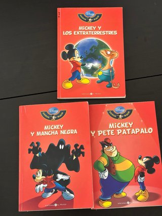 Lote Libros serie de oro mickey y sus amigos
