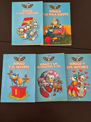 Lote Libros serie de oro mickey y sus amigos