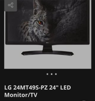 Monitor TV LG Negro
