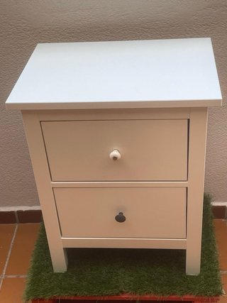 Mesitas de noche IKEA HEMNES blancas