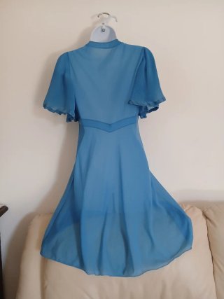 Camicia da notte vintage azzurro