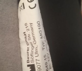 Masajeador Masaje Shiatsu Cuello y Espalda