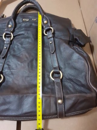 Bolso Miu Miu Marrón Piel