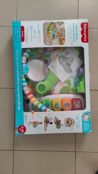 Gimnasio Bebé Fisher Price Piano Pataditas