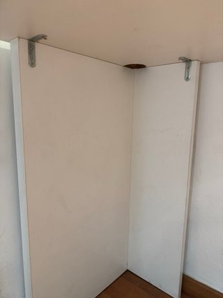 Mesa escritorio L blanca
