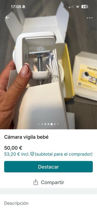 Cámara vigila bebé Ellie