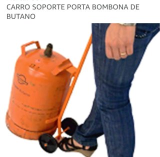 Carro porta bombona butano