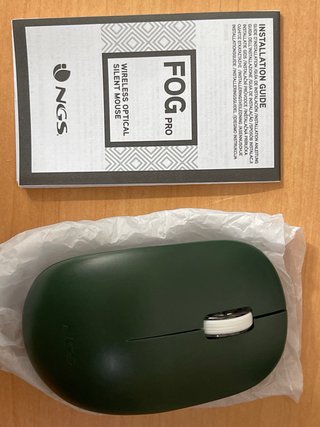 Ratón NGS FOG PRO GREEN Inalámbrico