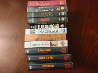 Colección VHS Películas y Curso Inglés