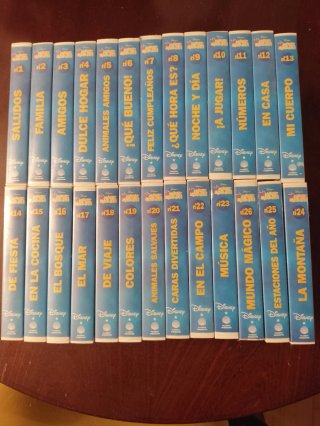 Colección VHS Películas y Curso Inglés
