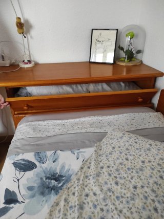 Dormitorio completo madera de pino