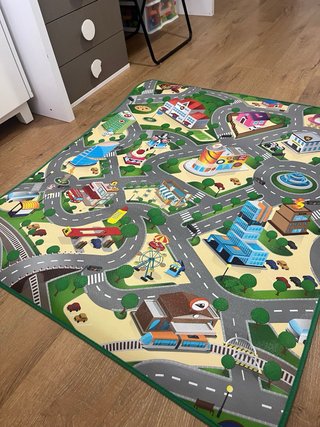Alfombra Infantil de Juegos Ciudad