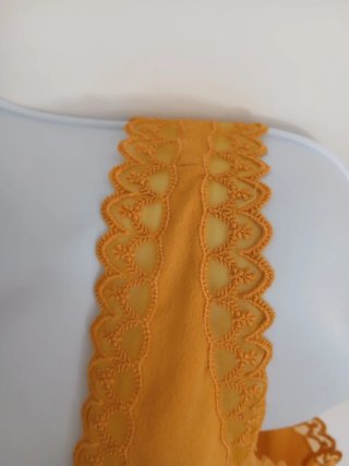 Camicia da notte vintage gialla