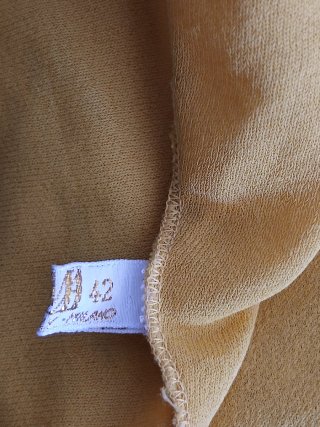 Camicia da notte vintage gialla