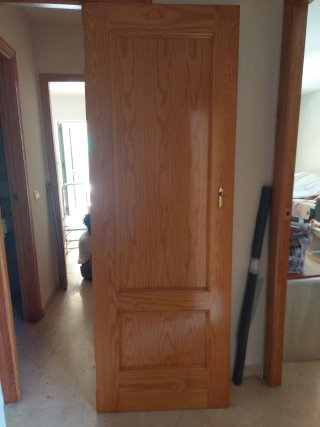 Puerta madera pino abatible