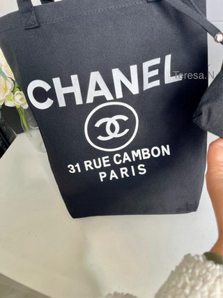 Set Chanel Tote e Trousse Nero