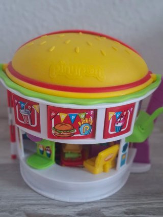 Burguer Pinypon+muñeco y accesorios
