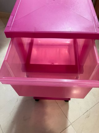 DOS: Mueble Cajonera Rosa Baño