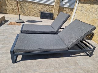 Tumbonas JYSK jutlandia vonge Antirrust Gris (2uds
