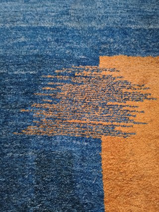 Alfombra artesanal oriental / etnica