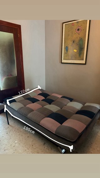Sofá-cama moderno click clack multicolor