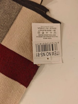 Bufanda Caballero J.S. Onde Beige/Gris