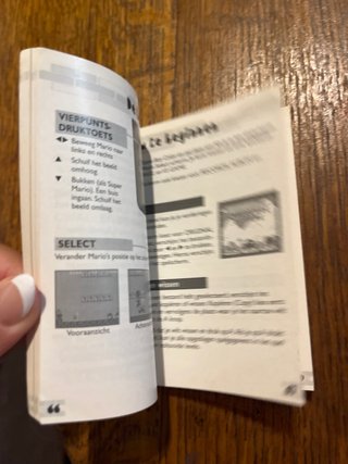 Manual Super Mario Bros Deluxe Game Boy Color