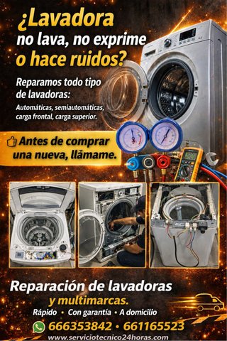 Reparación de lavadoras Barcelona tecnico