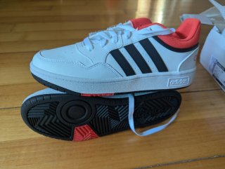 Adidas Hoops Blancas y Rojas Talla 39,5