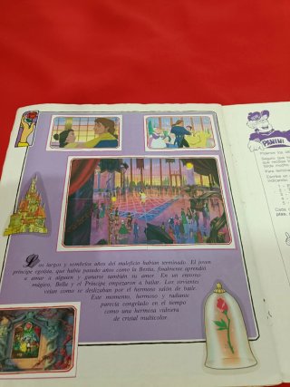 Álbum La Bella y la Bestia Disney Panini