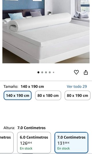 Sofá Cama 2 Plazas Azul con Topper