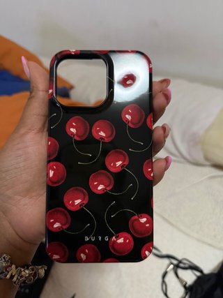 Funda iPhone 15 Pro Max Burga Cerezas