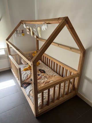 Cama Montessori Casita Madera