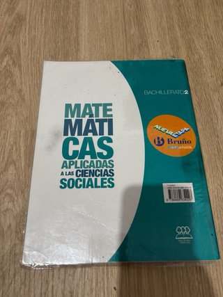 Matemáticas aplicadas a las ciencias sociales, ...