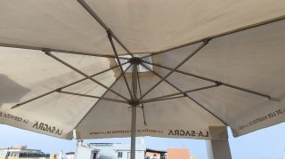 Paraguas La Sagra Blanco Terraza/Jardín