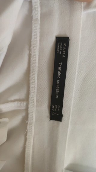 Pantalón corto blanco