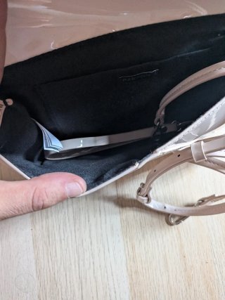 Bolso de fiesta Parfois beige