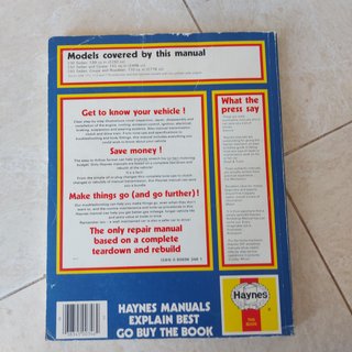Manual Haynes Mercedes 230, 250, 280