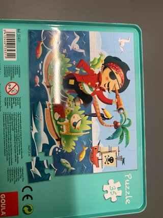 Lote 3 Puzzles Piratas y bomberos