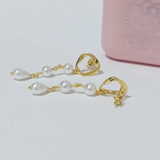 Pendientes Pandora Oro y Perlas
