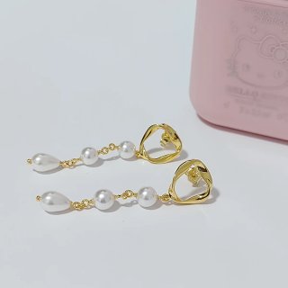 Pendientes Pandora Oro y Perlas