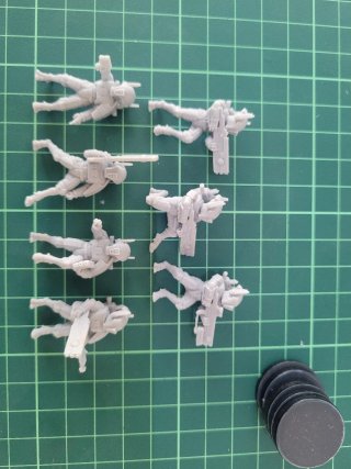 7 Figuras Tau Warhammer 40k