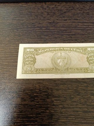 Cuba Billete 20 Pesos 1958 Banco Nacional