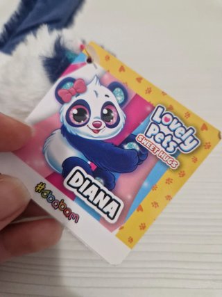 Braccialetto peluche panda Sbabam Diana nuovo