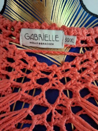 Túnica Coral con Ganchillo Talla Única
