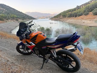 Honda CBR 125R 2004 Naranja/Azul
