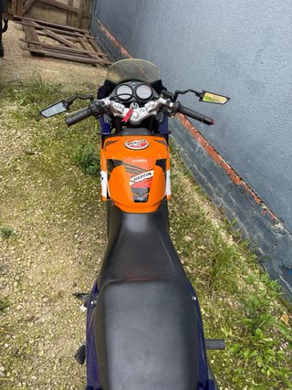 Honda CBR 125R 2004 Naranja/Azul